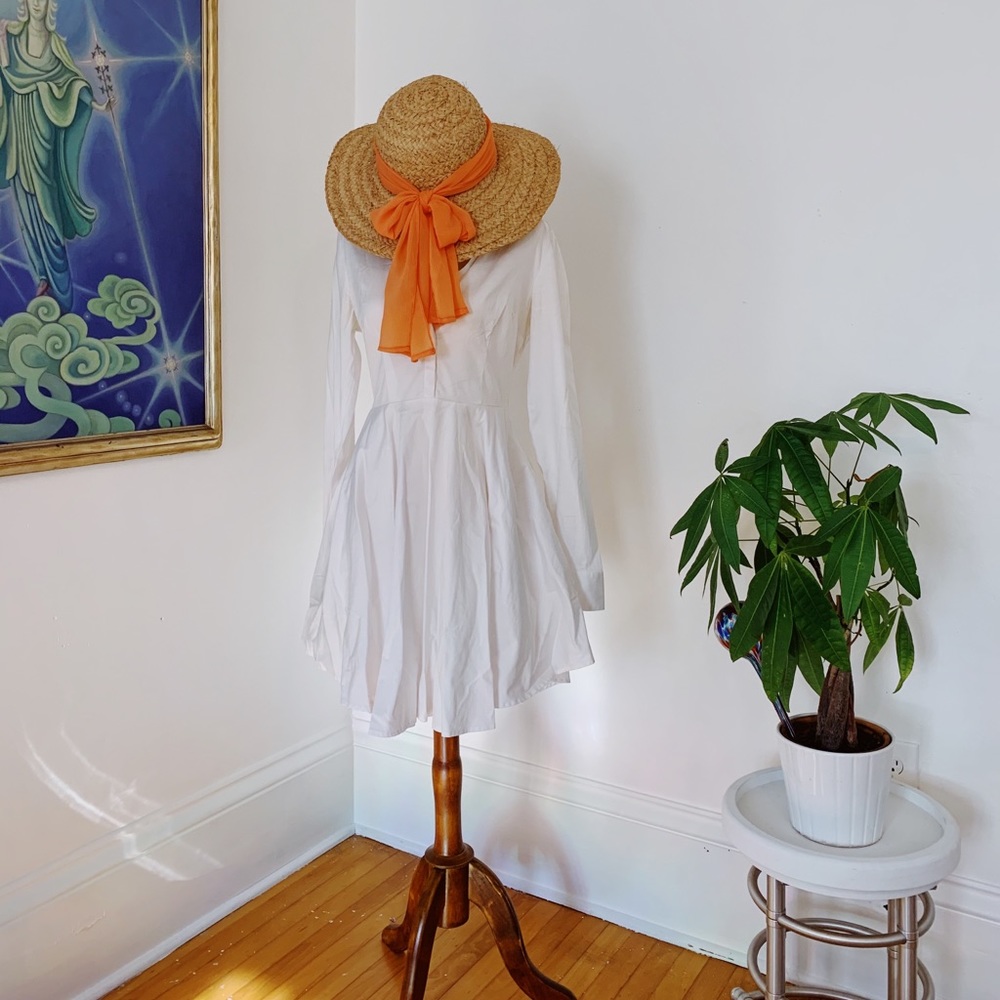 ✨SOLD✨Express - White Button Down Dress